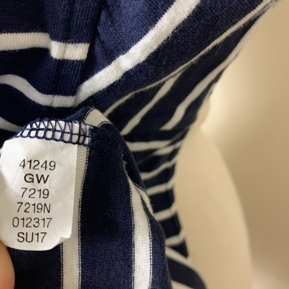 Love Hanna Striped Tank Dress Sz Medium Blue Casual Basic - Picture 6 of 9